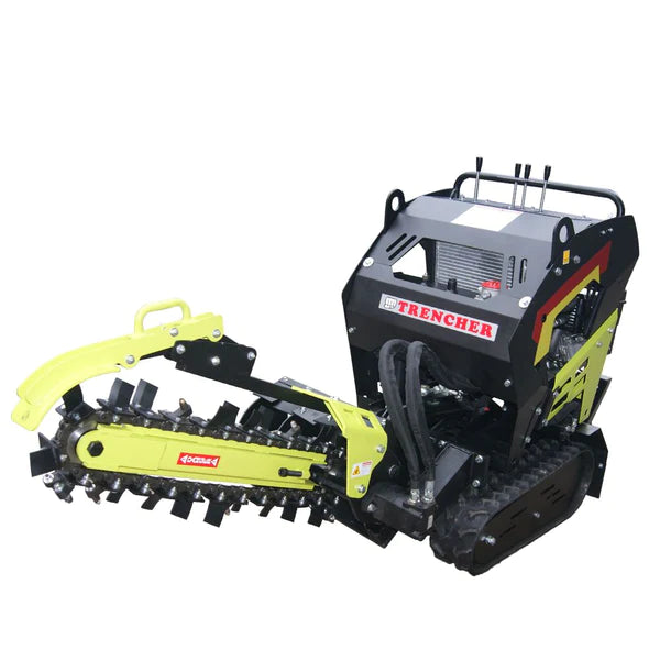 600mm Stand-On Trencher, Self Propelled Petrol Ditch Digger