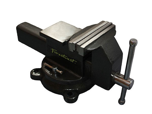 4" Bench Vice with Swivel Base and Anvil 