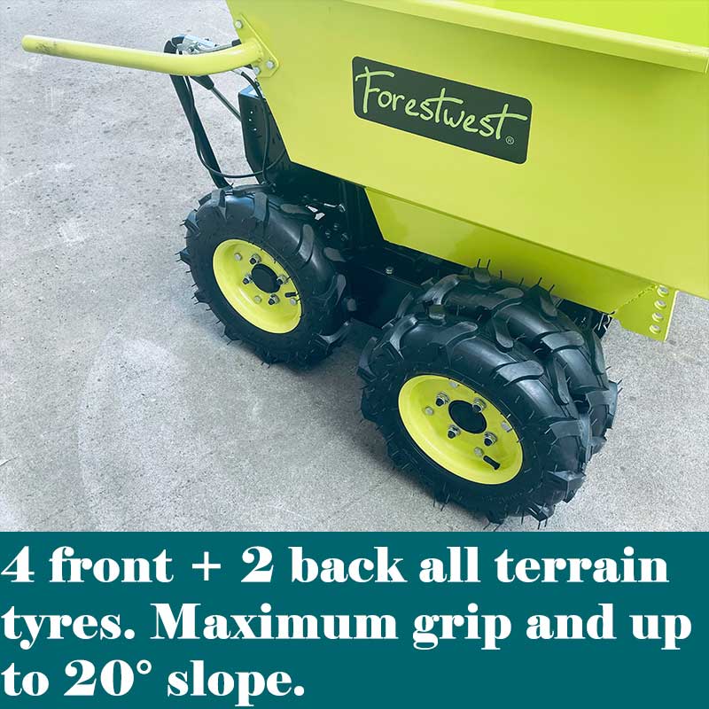 500KG Mini Dumper, 6.5hp Motorized Wheelbarrow 