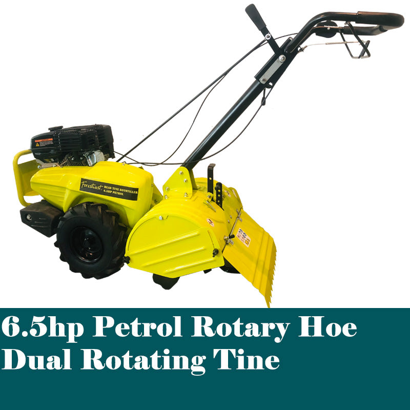 196cc Dual Rotating Tiller Rotary Hoe Commercial Cultivator 