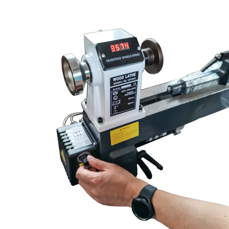 10''x18'' Variable Speed Wood Lathe with/without Digital Readout